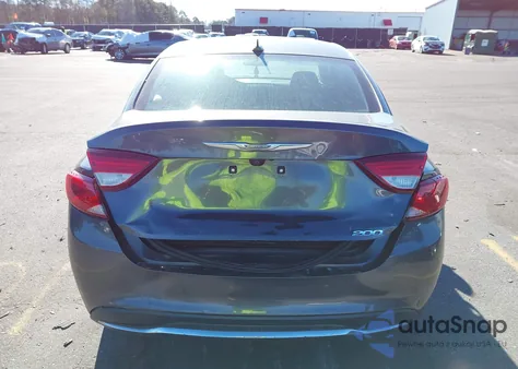 2016 Chrysler 200 Limited Platinum из США, поврежденный, VIN 1C3CCCAB7GN175725